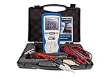 PeakTech 2705 – Digitales Milliohmmeter mit 4-poligen Kelvin Prüfleitungen, Widerstandsmessungen, TÜV/GS, Milliohm Messgerät, Strom, Tester, Multimeter, Durchgangsprüfer, CAT III 1000 V, P 2705