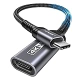 𝙉𝙀𝙒 USB C HDMI Adapter 4K, JSAUX USB Type-C Thunderbolt 3 auf HDMI Adapter for Dell XPS 15/13,Samsung Galaxy Note 20/S20/S10/S9, Huawei P40/P30/P20, Surface Pro 7-Grau