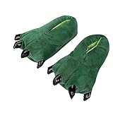 Hausschuhe Pantoffeln Soft Plüsch Haus Tier Kostüm Pfote Claw Schuhe Neuheit Monster-kralle Schlappen Plüschpantoffel Cartoon Drachenfüße 3D Slipper Tierhausschuhe