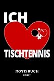 Tischtennis Notizbuch: Zum Eintragen von Notizen beim Tischtennistraining | Ideen Notizheft | To-Do | Tagebuch | Bullet Journal | Notebook | Notizblock - A5 6x9in | 120 Seiten, liniert