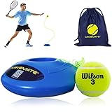 MOVEMATE Tennis-Trainer Set mit Wilson® Tennisball | innovatives Ballspiel für Draußen, im Garten, im Park für Kinder & Erwachsene | inkl. Transporttasche & Übungsvideos