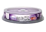 Smart 50 Paket kaufen, BD-R DL 50 GB 6 x Blu-ray Double Layer beschreibbare Disc blanko Logo Daten Video Media 50-discs Spindel