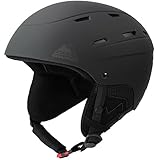 Cox Swain Ski-/Snowboard Helm Dillen - mit Recco Lawinenreflektor, Colour: Black, Size: 56-59cm