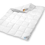 ETÉREA® Microfaser Winterdecke 135x200cm [ÖKOTEX Zertifiziert] - Frieda Wintersteppdecke 135x200 - Extra Weiche Winterdecke 135x200 Oberbett - Winter Bettdecke Extra warm - Blanket Decke - Weiß