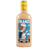 Franzi | Franzbrötchen Likör | 500 ml | 15% Vol. | Samtig weicher Sahnelikör | Geschmach von Zimt & karamellisiertem Zucker | Franzbrötchengenuss ganz ohne Krümel