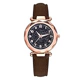 Uhr Damen Armbanduhr Damenuhren Gürtel Luminous Watch Dial besetzt minimalistisch Frauen Sleek Quarz Damenuhr Uhr Damen Herren Armbanduhr Damenuhren Uhr*152