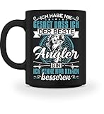 Ich bin der beste Angler - Tasse -M-Black