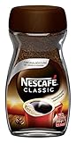 NESCAFÉ CLASSIC, löslicher Bohnenkaffee aus mitteldunkel gerösteten Kaffeebohnen, kräftiger Geschmack & intensives Aroma, koffeinhaltig, 1er Pack (1 x 100g)