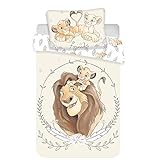 Disney König der Löwen Simba Mufasa Baby Bettwäsche Kopfkissen Bettdecke 100% Baumwolle 100x135 cm