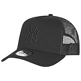 New Era New York Yankees MLB League Essential A-Frame Adjustable Trucker Cap - One-Size