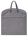 TITAN Kleidertasche mit separatem Wäschefach + Hängevorrichtung, Gepäck Serie BARBARA: Exklusive Garment Bag im eleganten Look, 383301-04, 61 cm, 3,5 Liter, grey (grau)