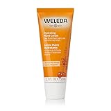 WELEDA Bio Sanddorn Express Handcreme, pflegende Naturkosmetik Feuchtigkeitscreme für zarte und rissige Hände, intensiver Schutz für Haut und Nagelbett (1 x 50 ml)