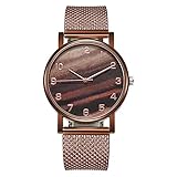 Ainiyo Uhr Damen Armbanduhr Damenuhren Quarzuhr Watch für Frauen Damen, Luxusuhren Quarzuhr Edelstahl Zifferblatt Casual Armbanduhr Mädchenuhr Damenuhr