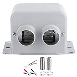 Aramox tragbare Auto Heizung & Defroster mit Lüfter, 200W 12V tragbare Autoheizung Winter schnelle Heizung wärmer Frost entfernen Demister Geräuscharm