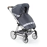 reer DesignLine RainSafe Classic+ Regenschutz für Kombi-Kinderwagen mit Reißverschluss, Reflektoren und Aufbewahrungstasche