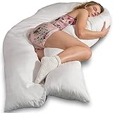 Traumreiter Jumbo XXL Seitenschläferkissen I multifunktionales Komfortkissen I Schwangerschaftskissen XXL Stillkissen für Seitenschläfer I U Form Seitenschläfer Kissen Body Pillow Schlafkissen