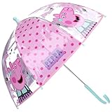 Regenschirm - Peppa Pig'Regenschirm Party', Manueller Regenschirm mit ca. 73 cm Durchmesser, Vadobag VB26941