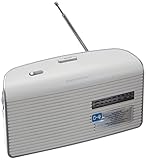 Grundig Music 60, empfangsstarkes Radio im modernen Design, white/silver