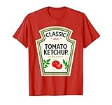 Ketchup Halloween Kostüm Tomate passend Halloween Ketchup T-Shirt