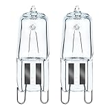 GMY Halogen G9 40W 230V Backofenlampe Oven Lampe Für Backofen- und Mikrowellenanwendungen 300 Grad C Hitzebeständige Glühbirnen 2er Pack