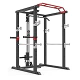 Generic Power Rack, Multifunction Home Langhantelablage verstellbar Umfassendes Trainingsgerät Krafttrainingsgerät