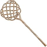 Möbelbörse Rattan Teppichklopfer Polsterklopfer Teppich Klopfer Ausklopfer handgearbeitet 76cm, Natur, (LxBxH) ca. : 76cm x 24,5cm x 2,5cm