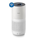 Philips Series 2000i Luftreiniger – App-Anbindung, entfernt Pollen, Staub, Viren und Aerosole* in Räumen mit bis zu 98 m², 3 Geschwindigkeitsstufen, Sleep-Modus (AC2939/10)