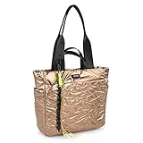 SKPAT - Laptoptasche 15.6 Zoll für Damen - Notebook Tasche mit Verstellbarem, Abnehmbarem Schultergurt - Hochwertige und Elegante Laptoptasche 15 Zoll - Laptoptasche Damen mit Mehreren Fächern, Bronze