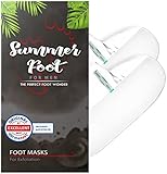 Summer Foot Premium Hornhaut-Socken for Men - Hornhaut Fußmaske für Männer - Maske für weiche Füße - Fußpflege - dermatologisch getestet