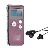 Digitales Diktiergerät,COVVY 8GB Audio Aufnahmegerät,Digitaler Voice Recorder mit Spracherkennung für Interview,Vorlesung,Unterricht,Meeting und Vorträge