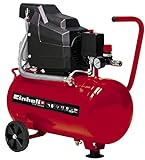 Einhell Kompressor TC-AC 190/24/8 (1500 W., max. 8 bar, 24 l-Tank, 165 l/min Ansaugleistung, Motordrehzahl 2850 min^-1, Druckminderer, Manometer, Ölschmierung)