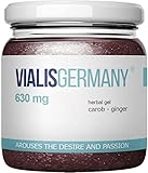 VialisGermany® 630mg [TESTSIEGER] + SOFORT EFFEKT | Energie & Kraft für den Mann aus 5 natürlichen Inhaltsstoffen INGWER GINSENG JOHANNISBROT MACA BRENNNESSEL