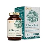 Nature Basics® natürliches Sulforaphan (Brokkoli Extrakt) zertifiziert & nachhaltig im Glas | 180 Kapseln hochdosiert & rein | 500mg pro Kapsel mit 10% Sulforaphan 50mg | laborgeprüft & CO2-neutral