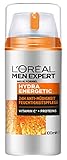 L'Oréal Men Expert Gesichtspflege gegen müde Haut für Männer, Belebende Feuchtigkeitscreme Vitamin C, Hydra Energy Feuchtigkeitspflege 24H Anti-Müdigkeit, 1 x 100 ml