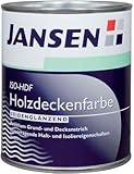 2x Jansen ISO-HDF Holzdeckenfarbe 2,5 Liter - seidenglänzend