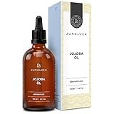 Junglück Jojobaöl 100% rein & vegan | 100 ml in Braunglas | Kraft, Vitamine & Pflege für Gesicht & Haut durch reines Öl aus Jojoba Kernen | Natürliche & nachhaltige Kosmetik made in Germany