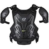 O'NEAL | Brustpanzer Protektor | Motocross Enduro | Hoher Tragekomfort dank innerem Bio-Schaum, Schutzlevel 2, zertifiziert nach CE 14021 | Split Chest Protector Pro V.22 | Erwachsene | Schwarz | L/XL