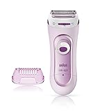 Braun Silk-épil Lady Shaver, Damenrasierer elektrisch, Elektrischer Rasierer und Trimmer, Wet&Dry, Geschenk Frau, 5100, pink