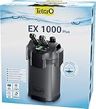 Tetra Aquarium Außenfilter EX 1000 Plus - leistungsstarker Filter für Aquarien bis 300 L, schafft kristallklares fischgerechtes Wasser