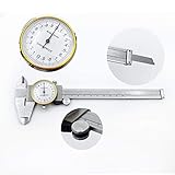 Dial Calipers 0-150mm 0.02mm High Precision Industry Stainless Steel Vernier Caliper Shockproof Metric Measuring Tool