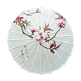 33'' chinesischer traditioneller handgemachter Regenschirm aus Ölpapier for Erwachsene, japanischer Regenschirm |Japanische Kunst Klassischer Tanz Tassel Pagode Regenschirm |Geeignet for Cosplay, Tanz