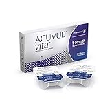 ACUVUE Vita Monatskontaktlinsen mit komfortablem Tragegefühl – Den ganzen Monat lang – -4,75 dpt und BC 8.4 – Mit UV Schutz und durchgängig hohem Feuchtigkeitsgehalt – 6 Linsen