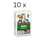 Ass Altenburger Spielkarten Skat deutsches Bild Blatt Kornblume 10er Pack