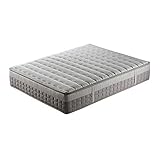 Yatas Livorno Comfort Matratze Boxspring Taschenfederkern Visco Höhe 30 cm anpassungsfähige Multifeder 180x200 cm deckt H2 H3 H4 bis 120 kg ab, Höhe 30 cm