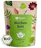 🐤 PregniVital® - Wochenbett Tee - 100% BIO Rückbildungstee - mit Frauenmantel, Schafgarbe und Hirtentäschelkraut nach traditionellem Hebammen-Wissen - für spezielle Bedürfnisse nach der Geburt