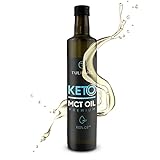 Tulipans Premium MCT Öl aus 100% Kokosnuss | Extra reines Keto MCT Öl mit 99,5% C8 | Low Carb MCT Oil | Kickstarter für die Ketose | Ohne Palmöl & künstliche Zusatzstoffe | 500 ml Glasflasche