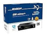 Edision OS NINO+ Full HD Linux E2 Combo-Receiver H.265/HEVC (1x DVB-S2, 1x DVB-T2/C, WLAN onboard, Bluetooth onboard, 2x USB, HDMI, LAN, Linux, Kartenleser) schwarz