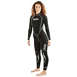 Seac Damen Alfa 5.0 Tauchanzug Neopren 5 mm, Schwarz, XXL