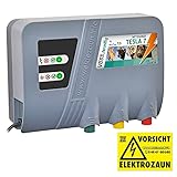 VOSS.farming Weidezaungerät Tesla 7' Duo Extra Power: 230 V, 10000 Volt, 7 Joule, für Lange Zäune, starker Bewuchs Elektrozaungerät 230 V Pferd