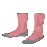 FALKE Unisex Kinder Active Warm Wolle dick atmungsaktiv 1 Paar Socken, Rosa (Tea Rose 8773), 31-34